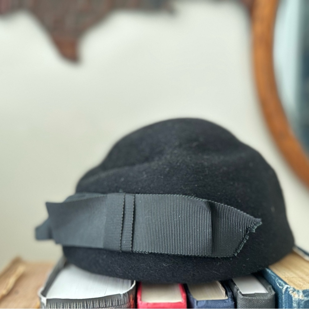 Vintage Crest Hat Wool Topper Union Made in USA